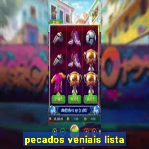 pecados veniais lista